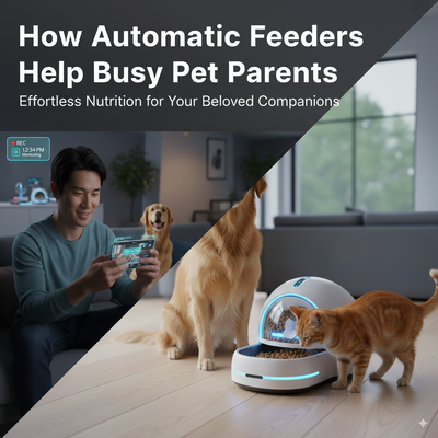 🐾 How Automatic Feeders Help Busy Pet Parents